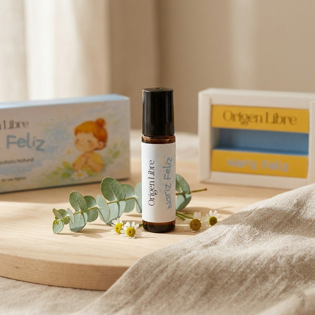 Nariz Feliz | Roll-on natural para acompañar la respiración infantil